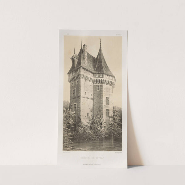 Château de Tévray (Eure) (1860) by Victor Petit