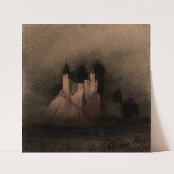 Château fort (1854) by Victor Hugo