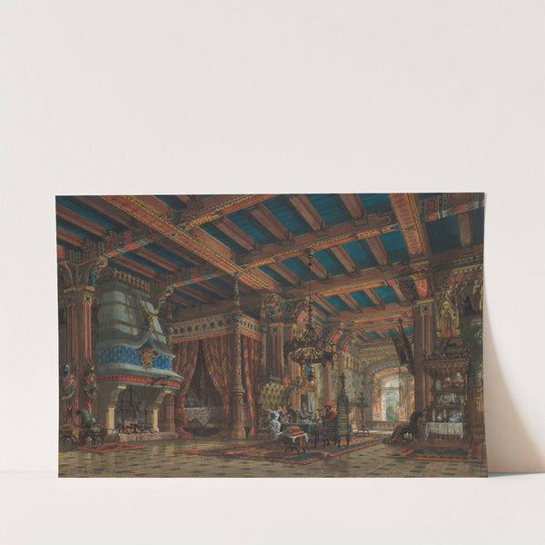 Château Interior (1834) by V. Germain