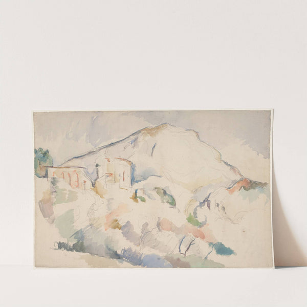Château Noir and Mont Sainte-Victoire, c. 1890-1895 by Paul Cézanne