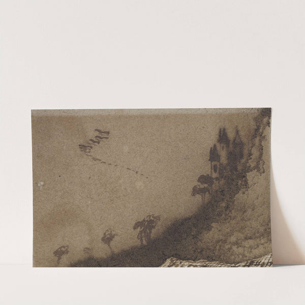 Château sur une colline by Victor Hugo