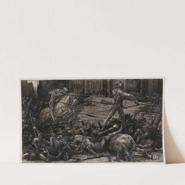 Châteaupers à la rescousse (1889) by Luc-Olivier Merson