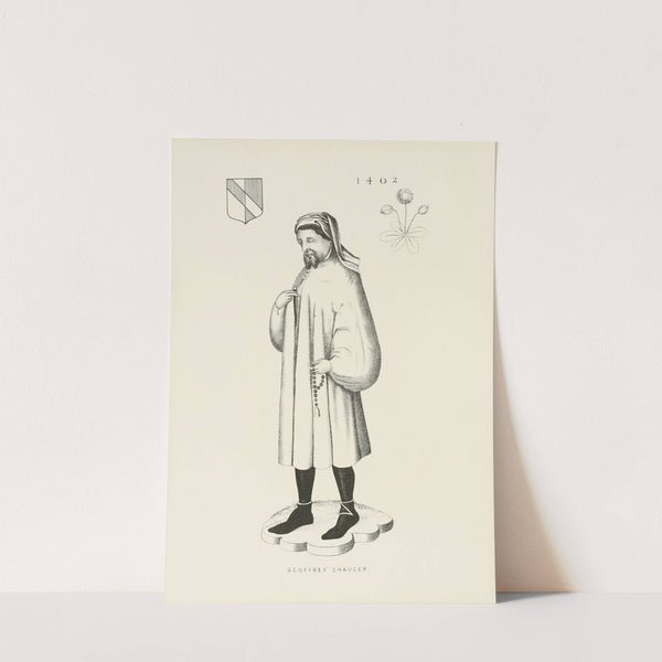 Chaucer’s portrait by Mary Eliza Joy Haweis