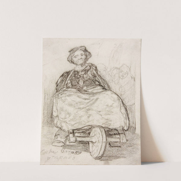 Cheap Covered Coach (1824-1828) by Francisco de Goya