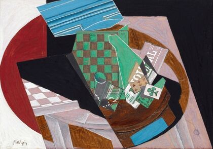 Checkerboard and Playing Cards — size preview
