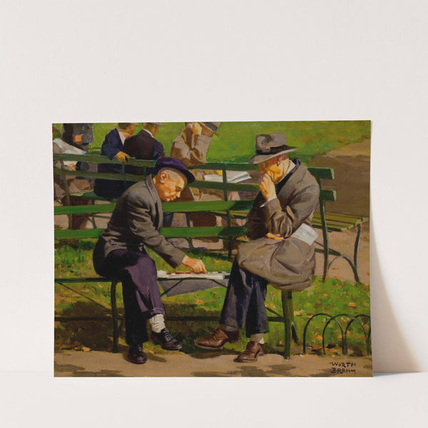 Checkers in the Park by Worth Brehm