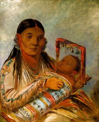 Chée-Ah-Ká-Tchée, Wife of Nót-To-Way