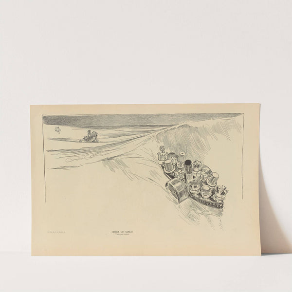 Cheer up, girls! (1893-1900) by Charles Dana Gibson