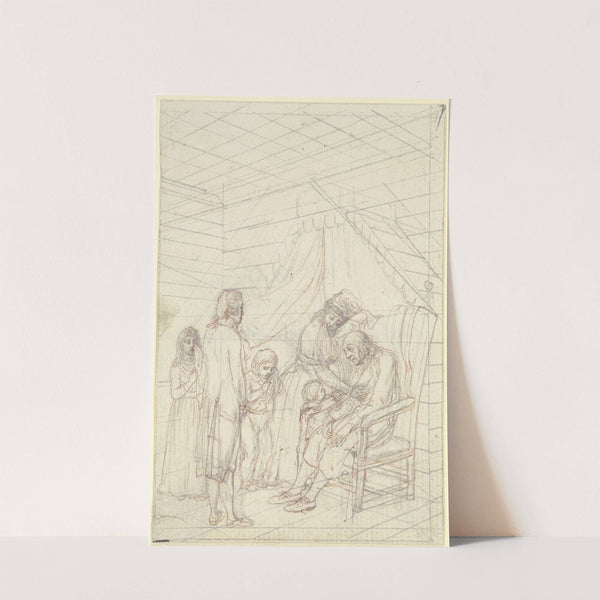 Cheerful farewell (ca. 1795) by Daniel Nikolaus Chodowiecki