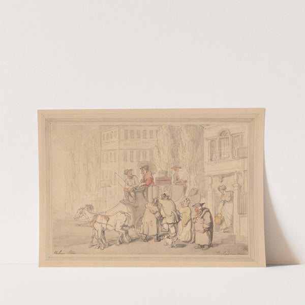 Chelsea stage coach by Thomas Rowlandson