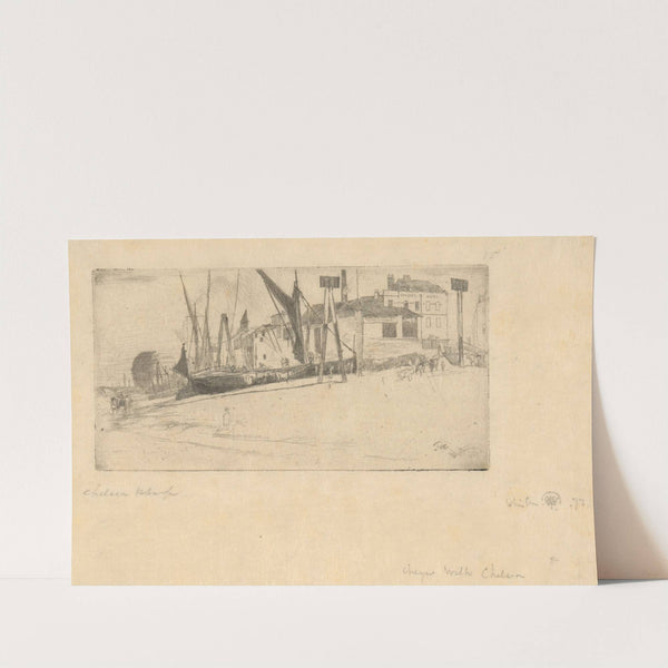 Chelsea Wharf (1863) by James Abbott McNeill Whistler