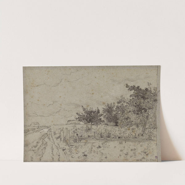 Chemin à travers champs by Jean Charles Cazin