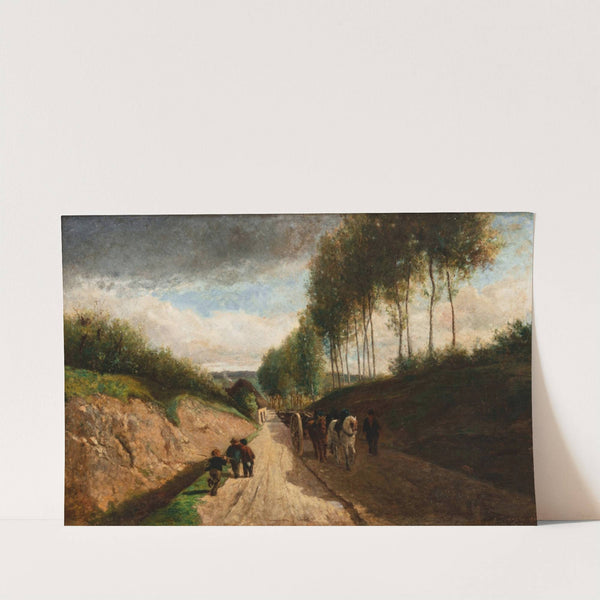 Chemin creux, environs de Chailly ( 1860) by Camille Pissarro