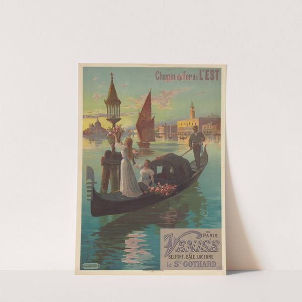 Chemin de Fer de l’Est. De Paris à Venise, par Belfort, Bâle, Lucerne et le St Gothard (1898) by Frederic Hugo d’ Alési