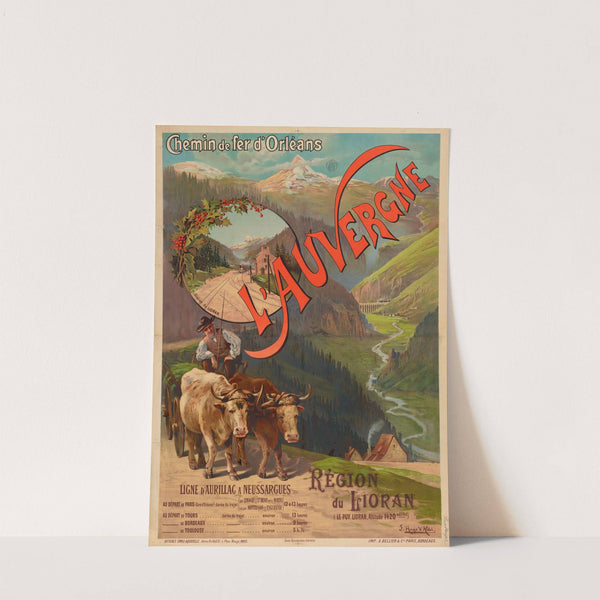 Chemin de fer d’Orléans. L’Auvergne. Région du Lioran (Le Puy Lioran) (1893) by Frederic Hugo d’ Alési