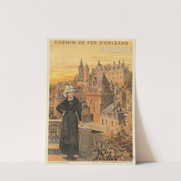 Chemin de Fer d’Orléans. Touraine, Loches (1906) by Etablissements Minot