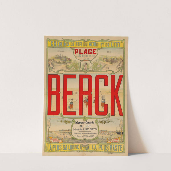 Chemin de fer du Nord et de l’Est. Berck (1905) by Etablissements Minot