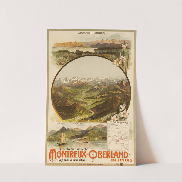 Chemin de fer électrique Montreux-Oberland-Bernois. Ligne directe (1904) by Anton Reckziegel