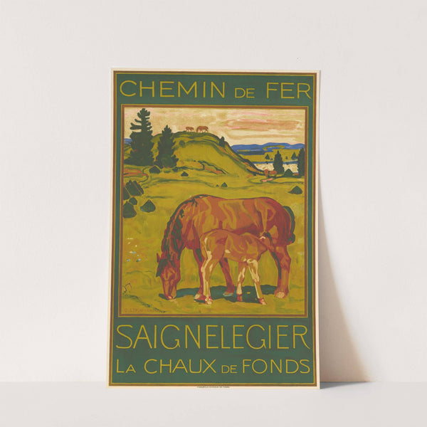 Chemin de fer – Saignelégier – La Chaux-de-Fonds (1932) by Charles l'''Eplattenier