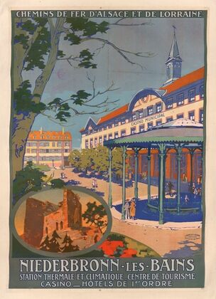 Chemins de fer d’Alsace et de Lorraine. Niederbronn-les-Bains — size preview
