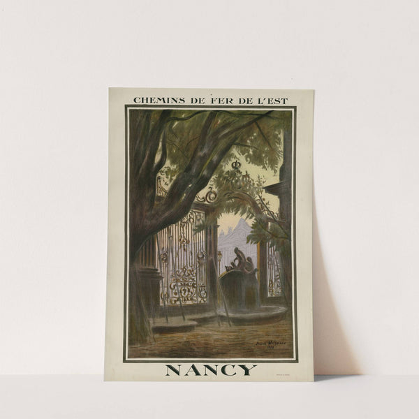 Chemins de Fer de l’Est ; Nancy (1928) by Jacques Weismann