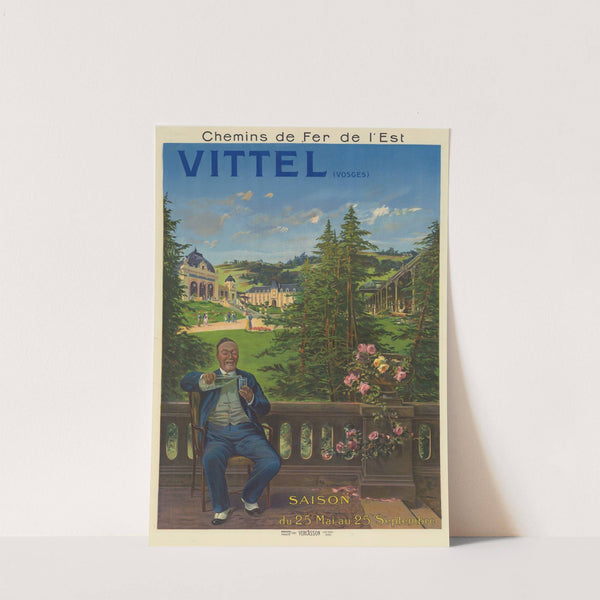 Chemins de Fer de l’Est. Vittel (Vosges) (1912) by Clément-Henri Quinton