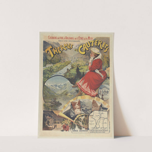 Chemins de fer d’Orléans de l’État & du Midi – Thermes de Cauterets (1900) by M. Pallandre