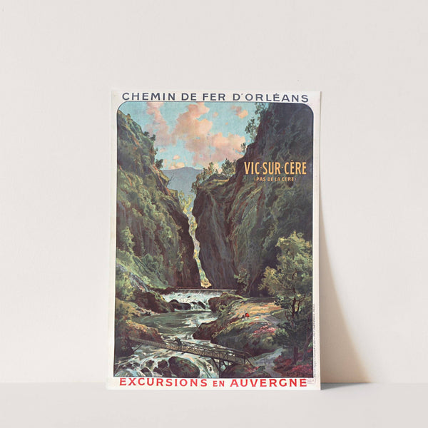 Chemins de fer d’Orléans Vic sur Cère (1900-1910) by Louis Tauzin