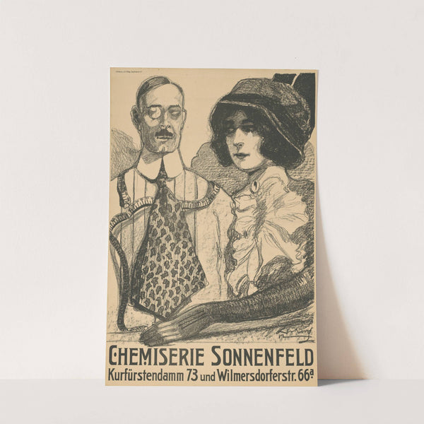 Chemiserie Sonnenfeld Kurfürstendamm und Wilmersdorferstraße (1913) by Heinrich Lessing