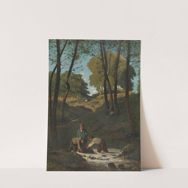 Chercheurs d’écrevisses (1857) by Henri-Joseph Harpignies