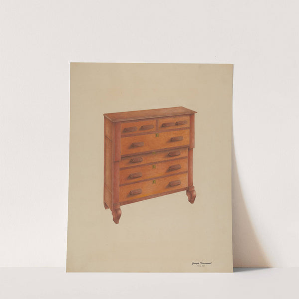 Cherry Chest of Drawers by Joseph Ficcadenti