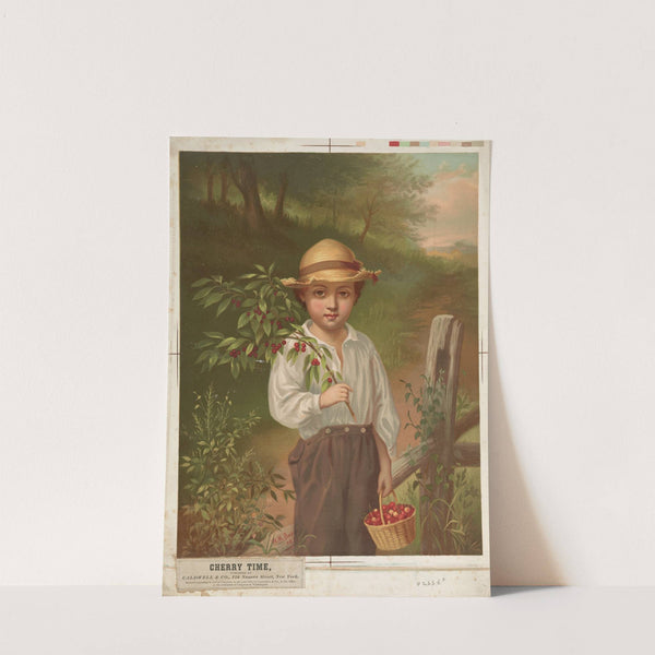 Cherry time (1874) by Caldwell & Co.