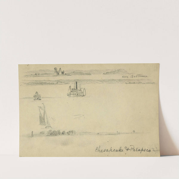 Chesapeake & Patapsco by Alfred Rudolph Waud