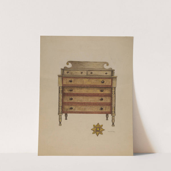 Chest-Mahogany, Pine & Maple by Eva Wilson