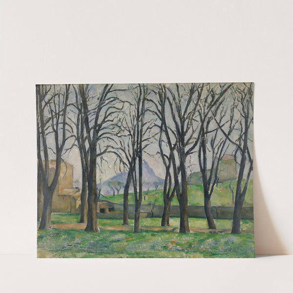 Chestnut Trees at Jas de Bouffan (c. 1885-1886) by Paul Cézanne