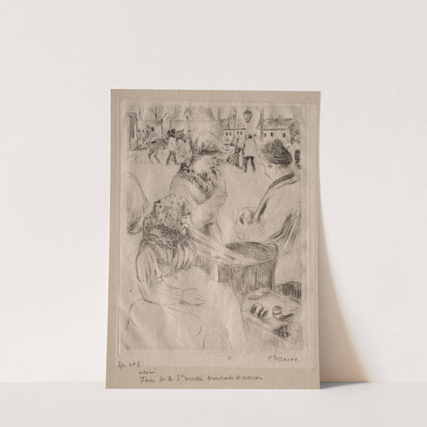 Chestnut Vendor (1878) by Camille Pissarro