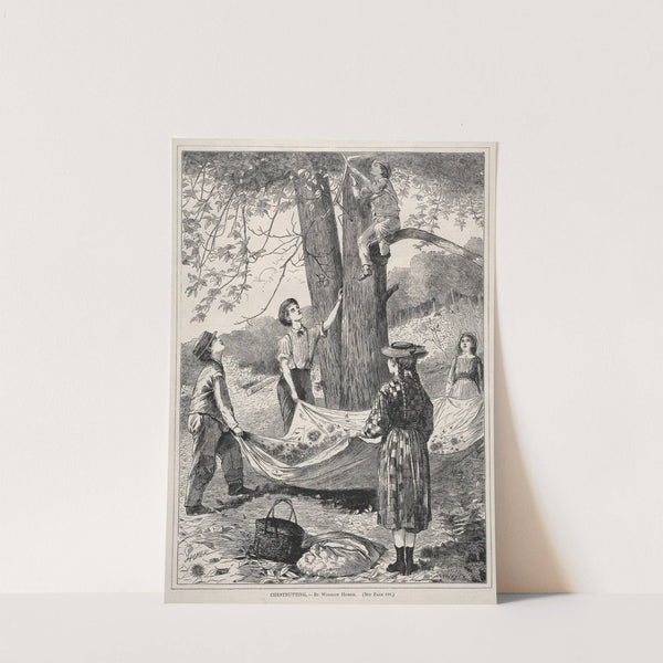 Chestnutting (1870) by Winslow Homer