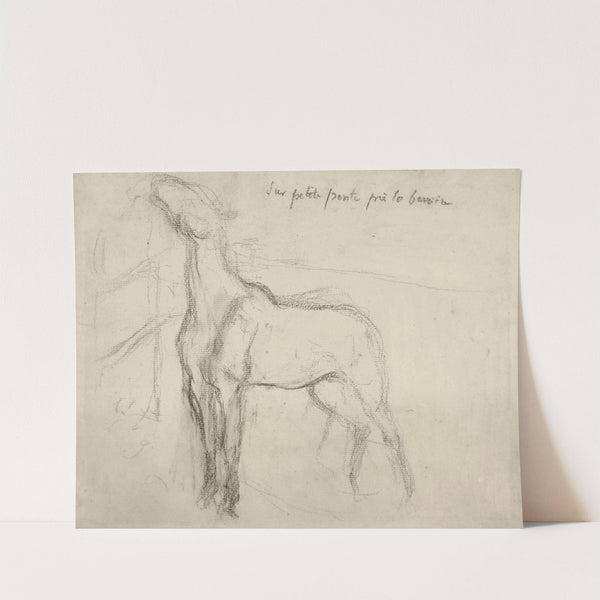 Cheval by Edgar Degas