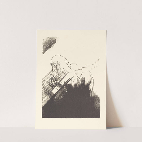 Cheval aile (Winged Horse) by Odilon Redon