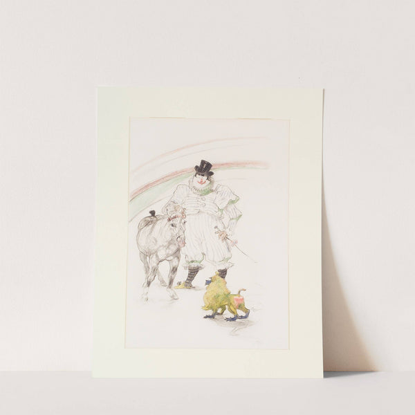 Cheval et singe dresses (1899) by Henri de Toulouse-Lautrec