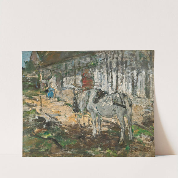 Cheval normand (circa 1885-1890) by Eugène Boudin