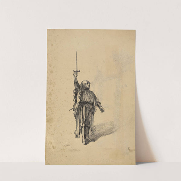 Chevalier pour le drame Bois ton sang (1910) by Arthur-Joseph Gueniot