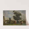 Chevaux sous un pommier by Jules-Jacques Veyrassat