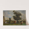 Chevaux Sous Un Pommier by Jules-Jacques Veyrassat