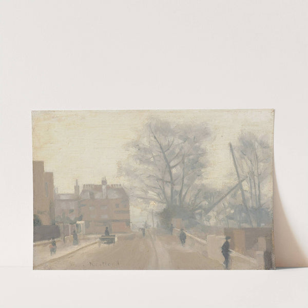 Cheyne Walk in Winter by Paul Fordyce Maitland
