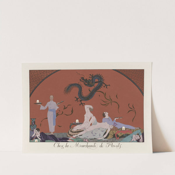 Chez la Marchande de Pavots (1924) by George Barbier