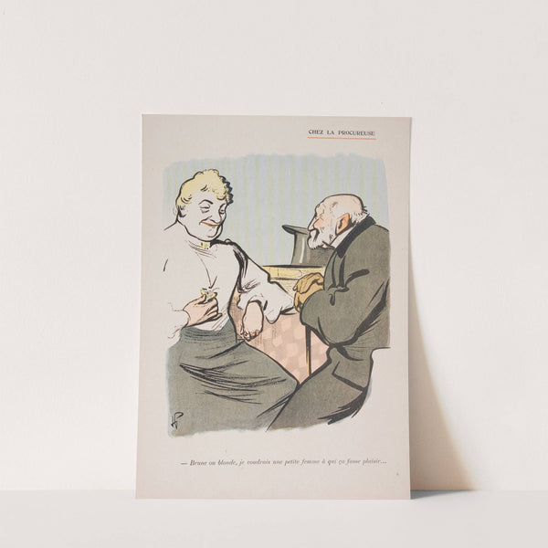 Chez la procureuse (1902) by Hermann-Paul