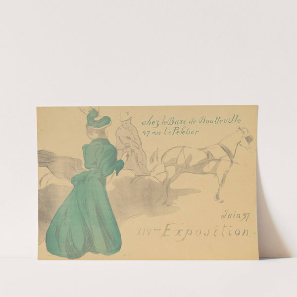 Chez le Bare de Boutteville. XIV Exposition (1897) by Maxime Dethomas