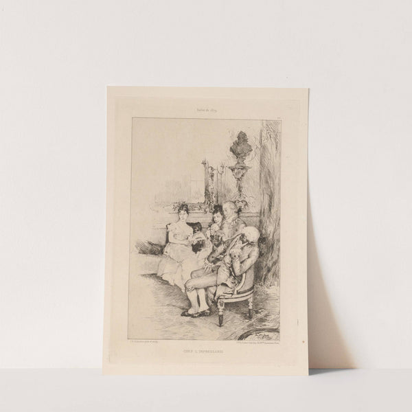 Chez l’impressario (1880) by Juan-Antonio González