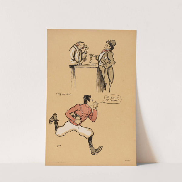 Chez ma tante (1919) by Georges Goursat (Sem)